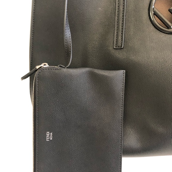 Black Fendi tote! Such a cute travel bag, but not bulky. Super trendy! - Picture 7 of 15